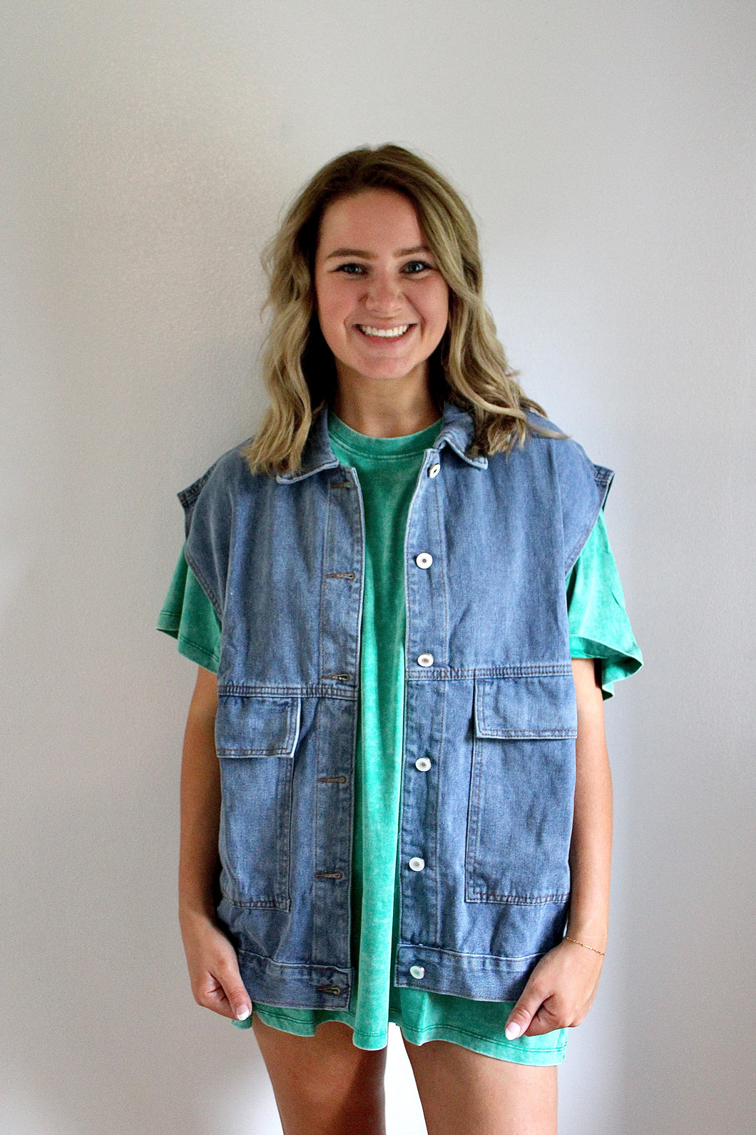 Denim vest