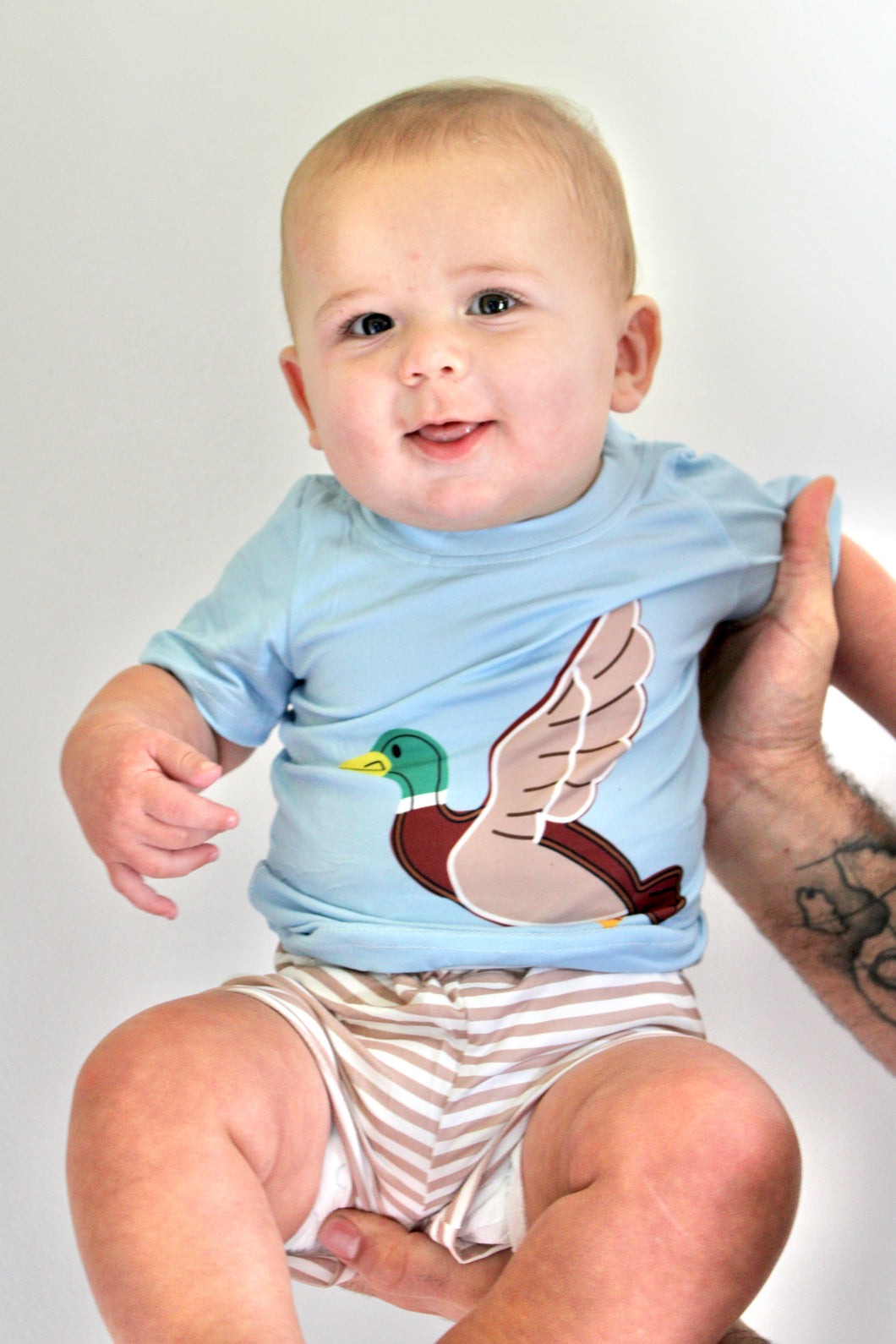 Duck boy shorts set