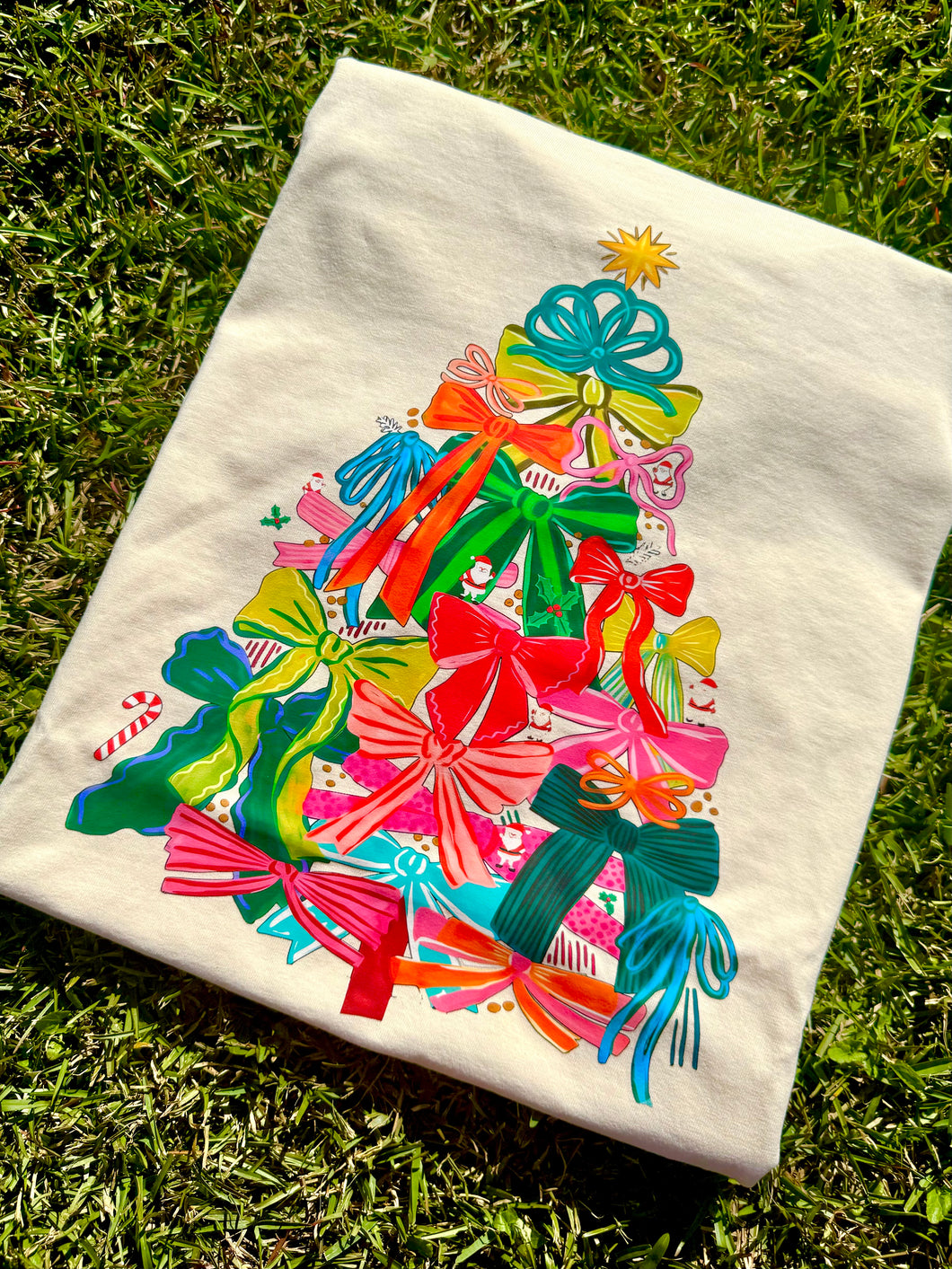 Multi bow tree tee