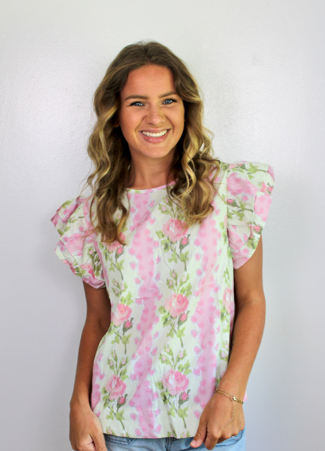 Floral inspired top