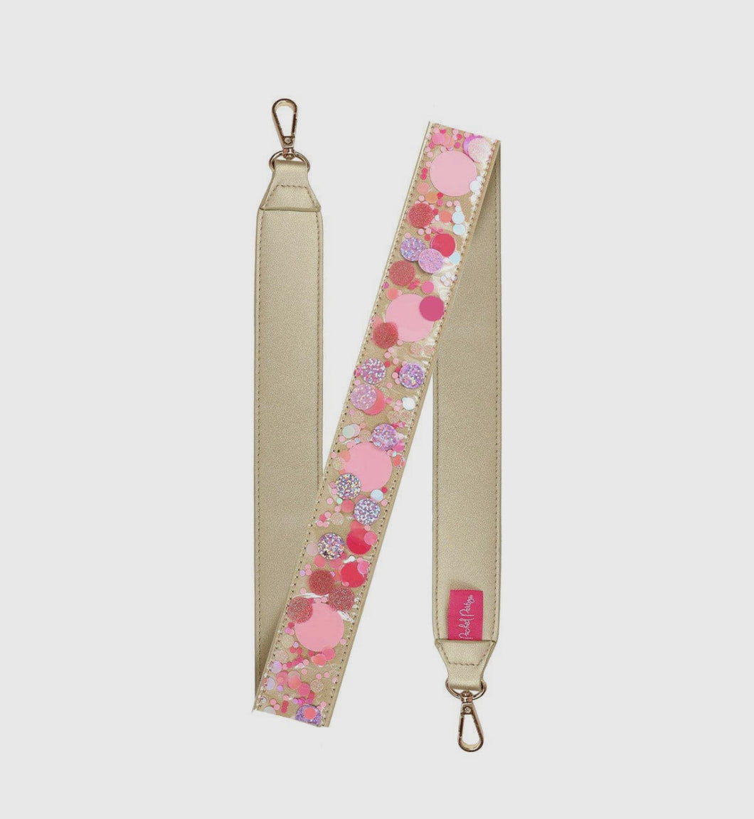 Packed party bag strap pink