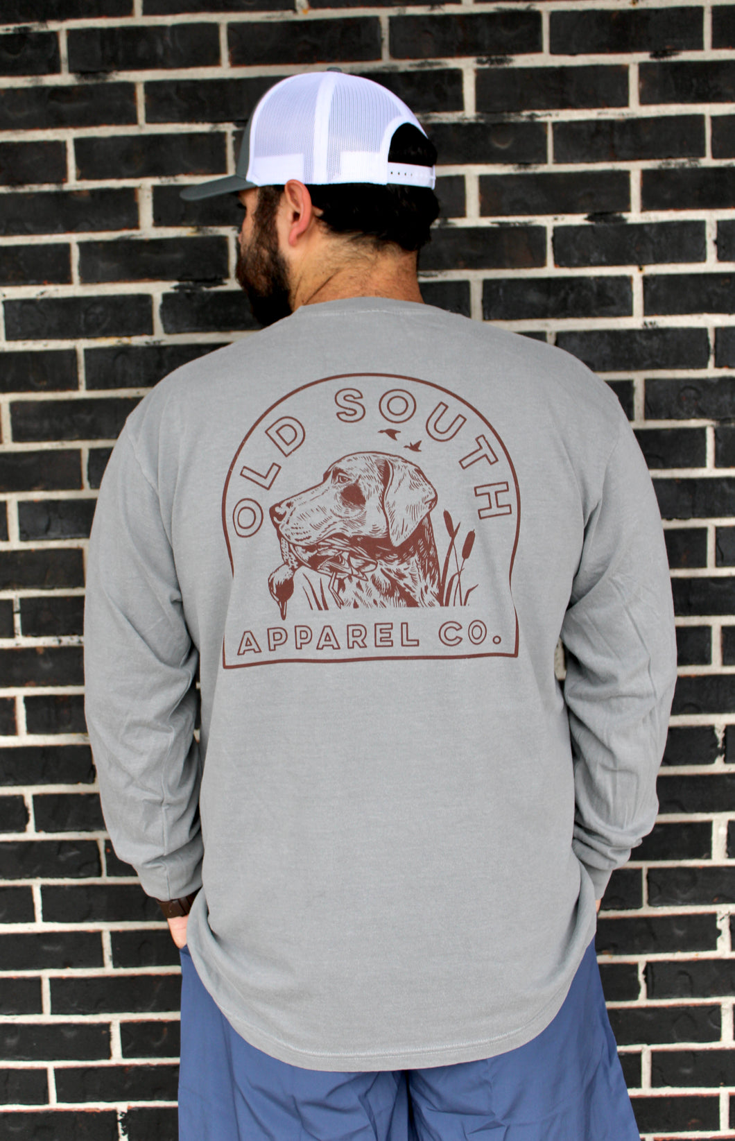 Hunting dog long sleeve old south tee