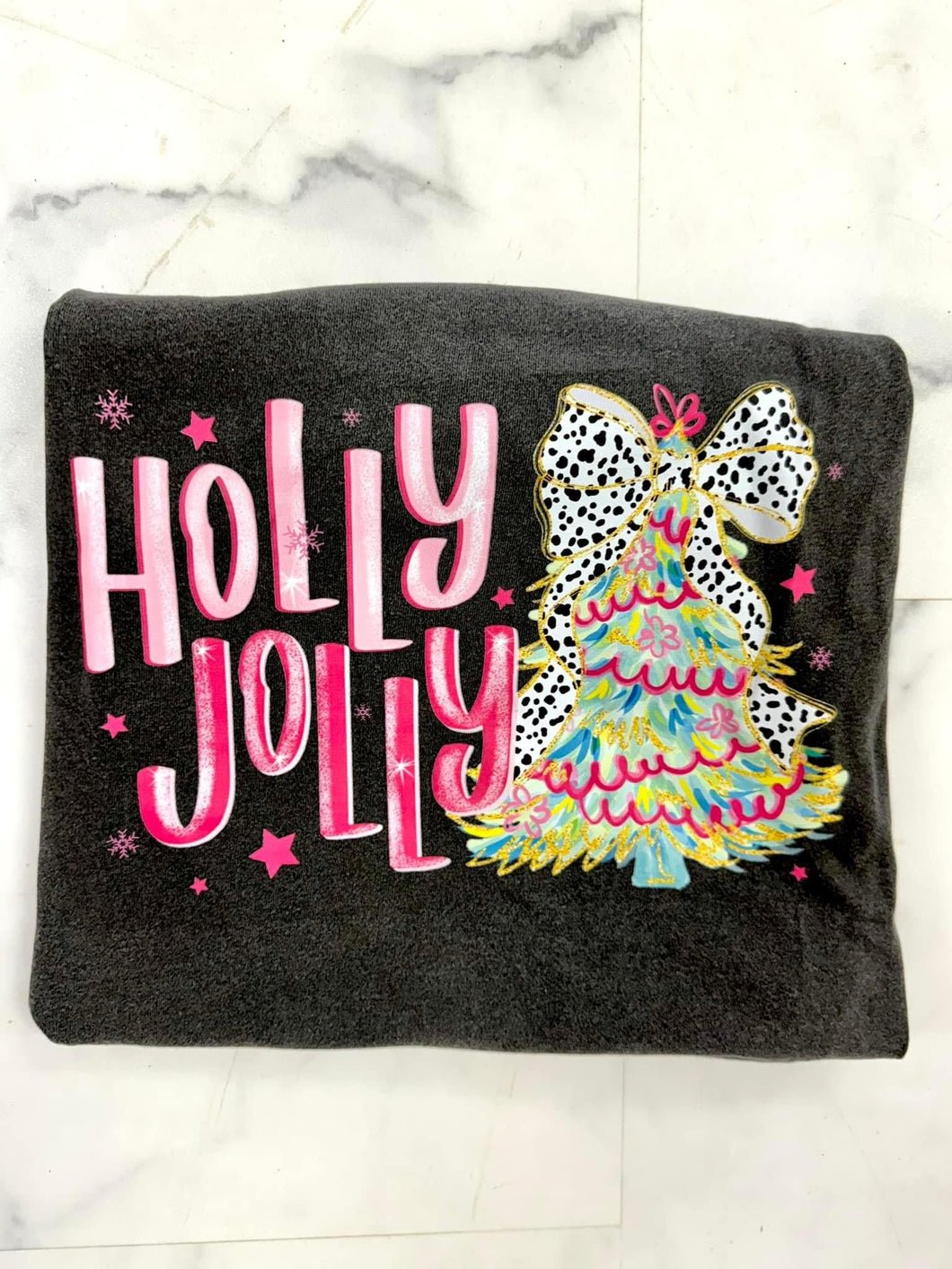 Holly jolly spot tree tee