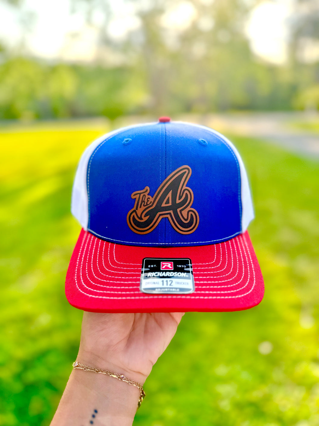 Blue Braves hat