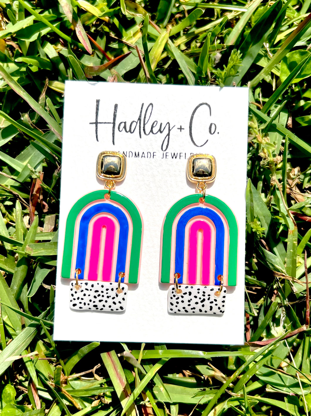 Rainbow Hadley + co earring