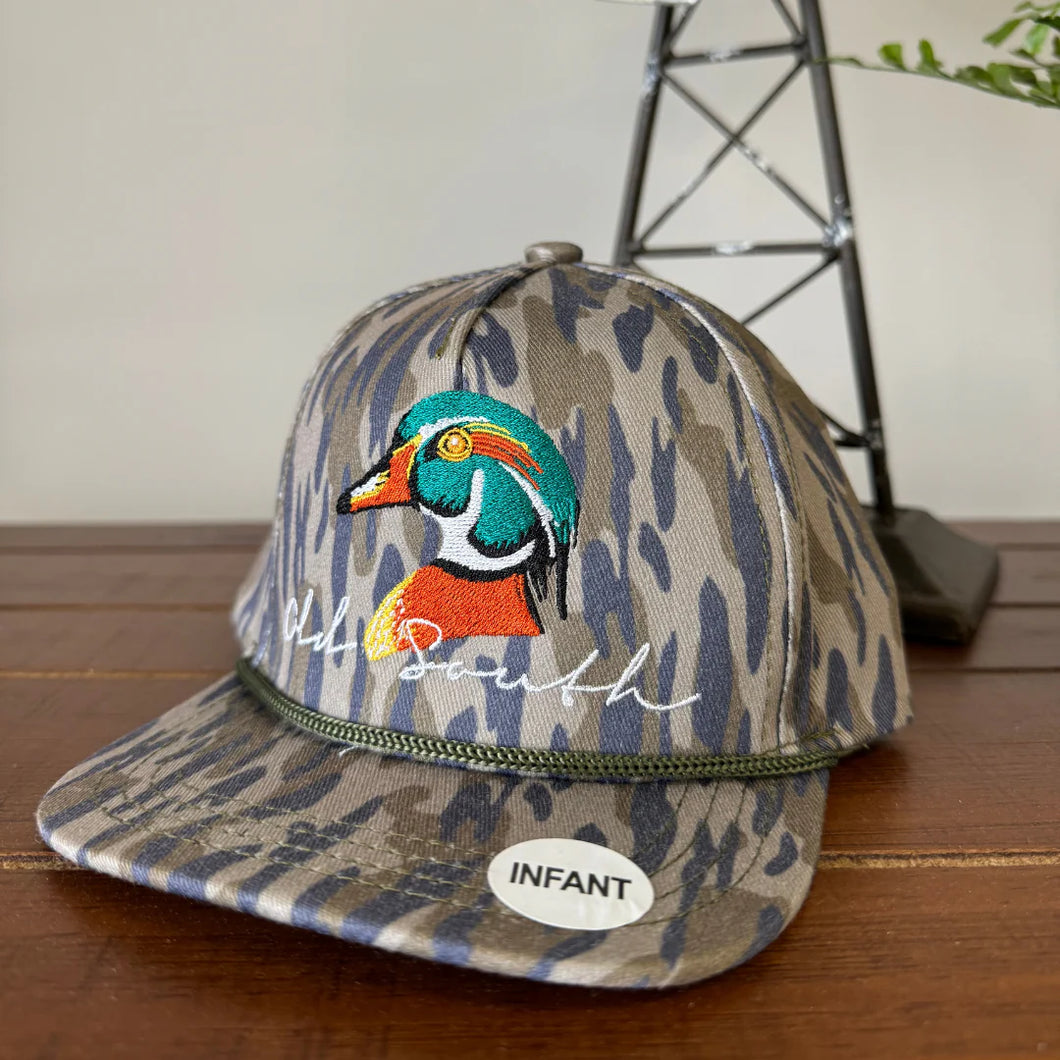 Youth camo duck old south hat