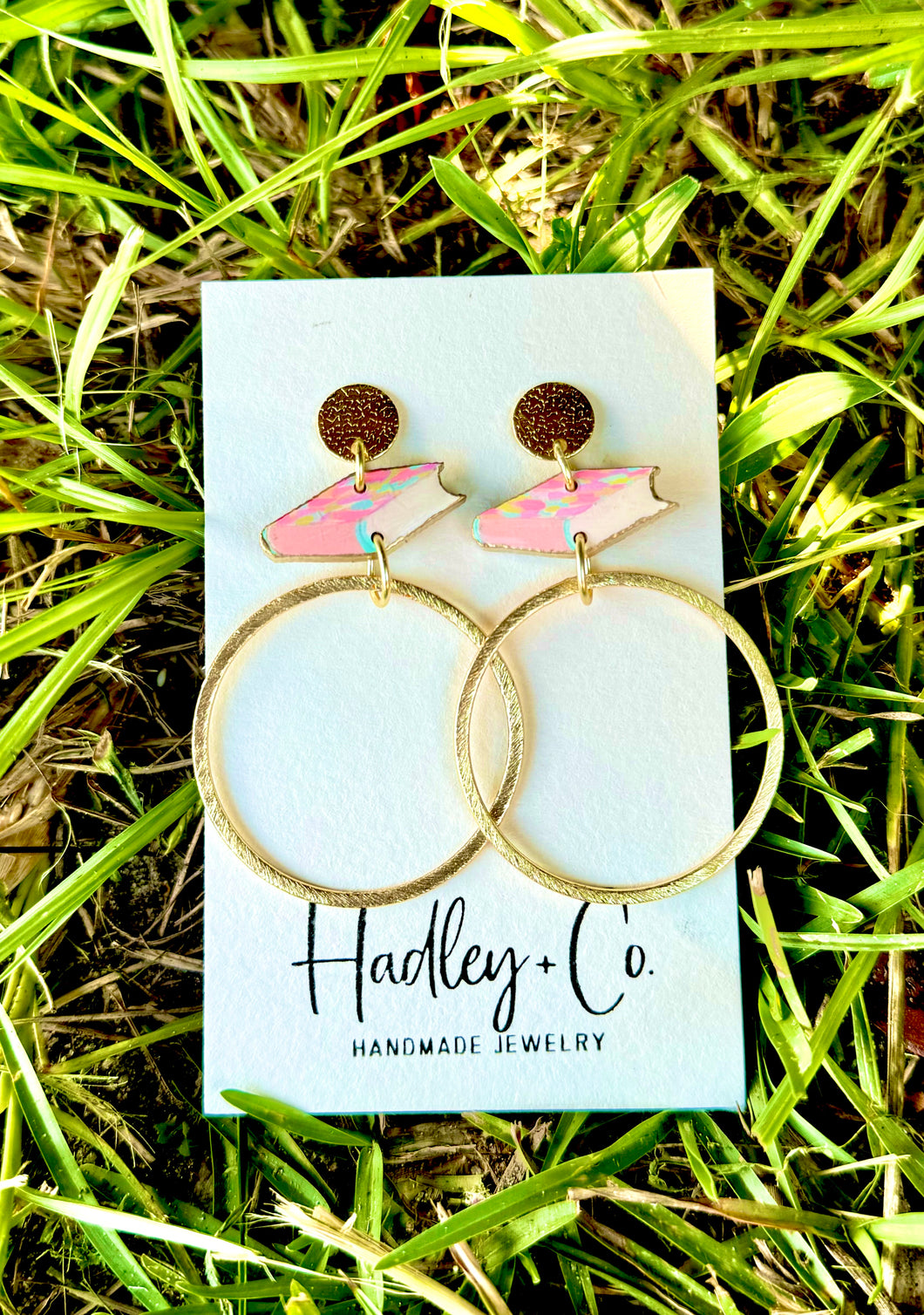 Book round Hadley + co earrings