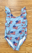 Load image into Gallery viewer, Flag kids swimsuit
