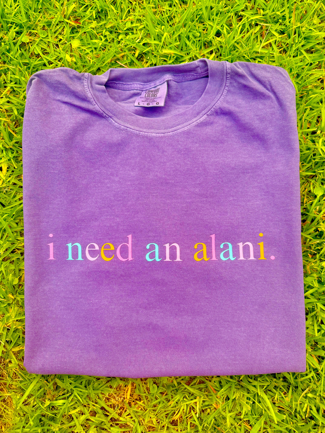 Purple alani tee