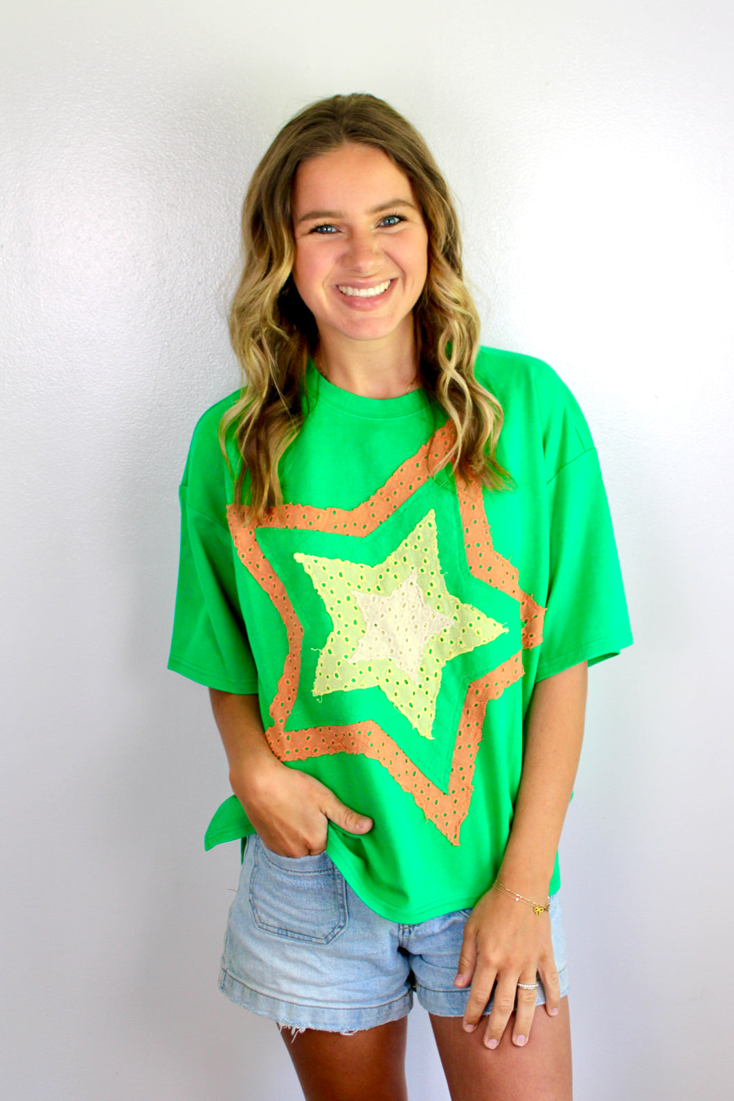 Green star top