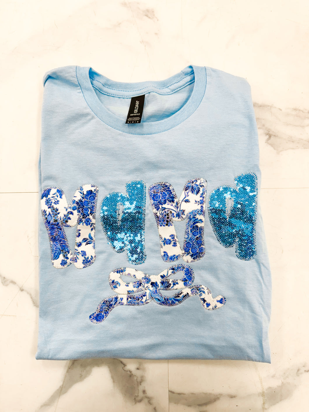 Mama sequin tee- last chance
