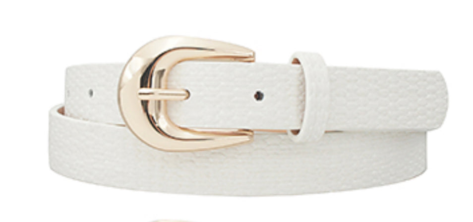 Ivory gold belt