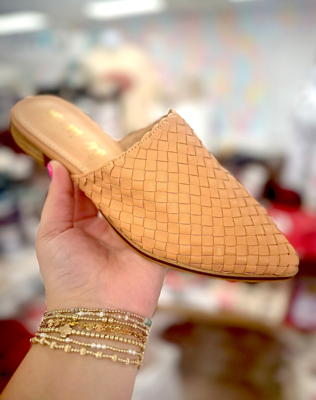 Nude mules
