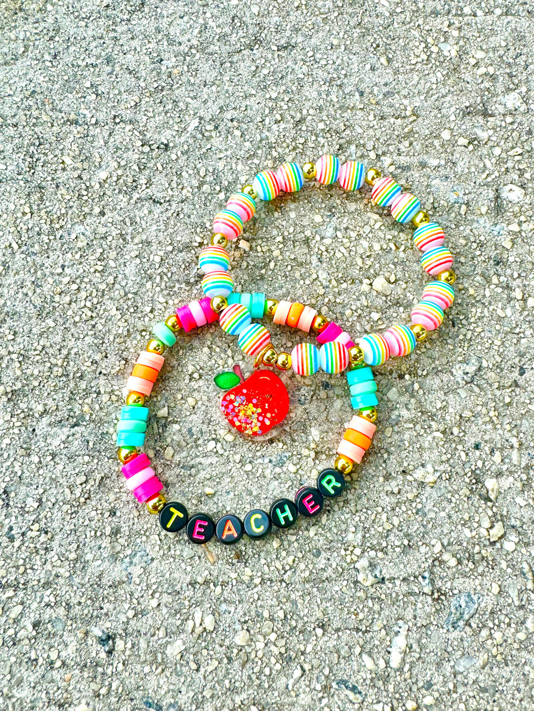 Teacher Apple bracelet set Hadley + co