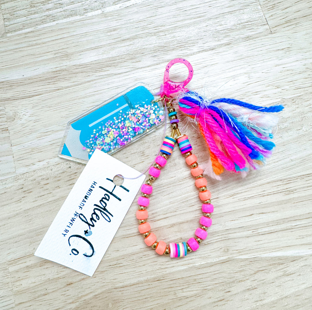 Confetti Pencil keychain