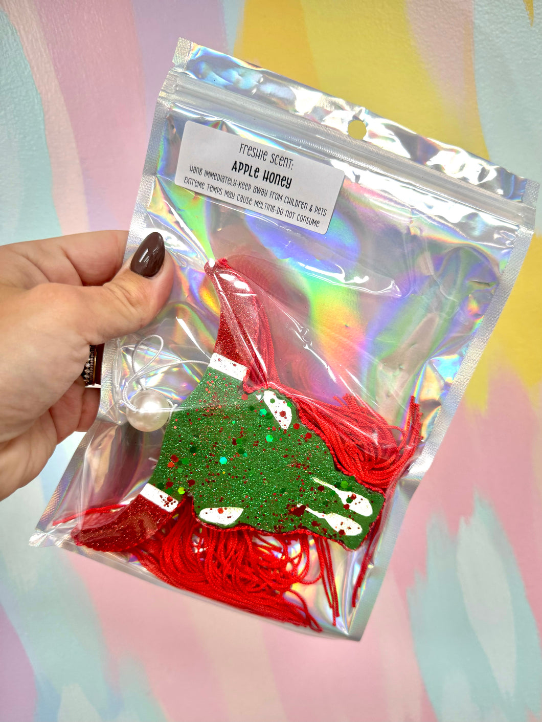 Christmas bull head freshie