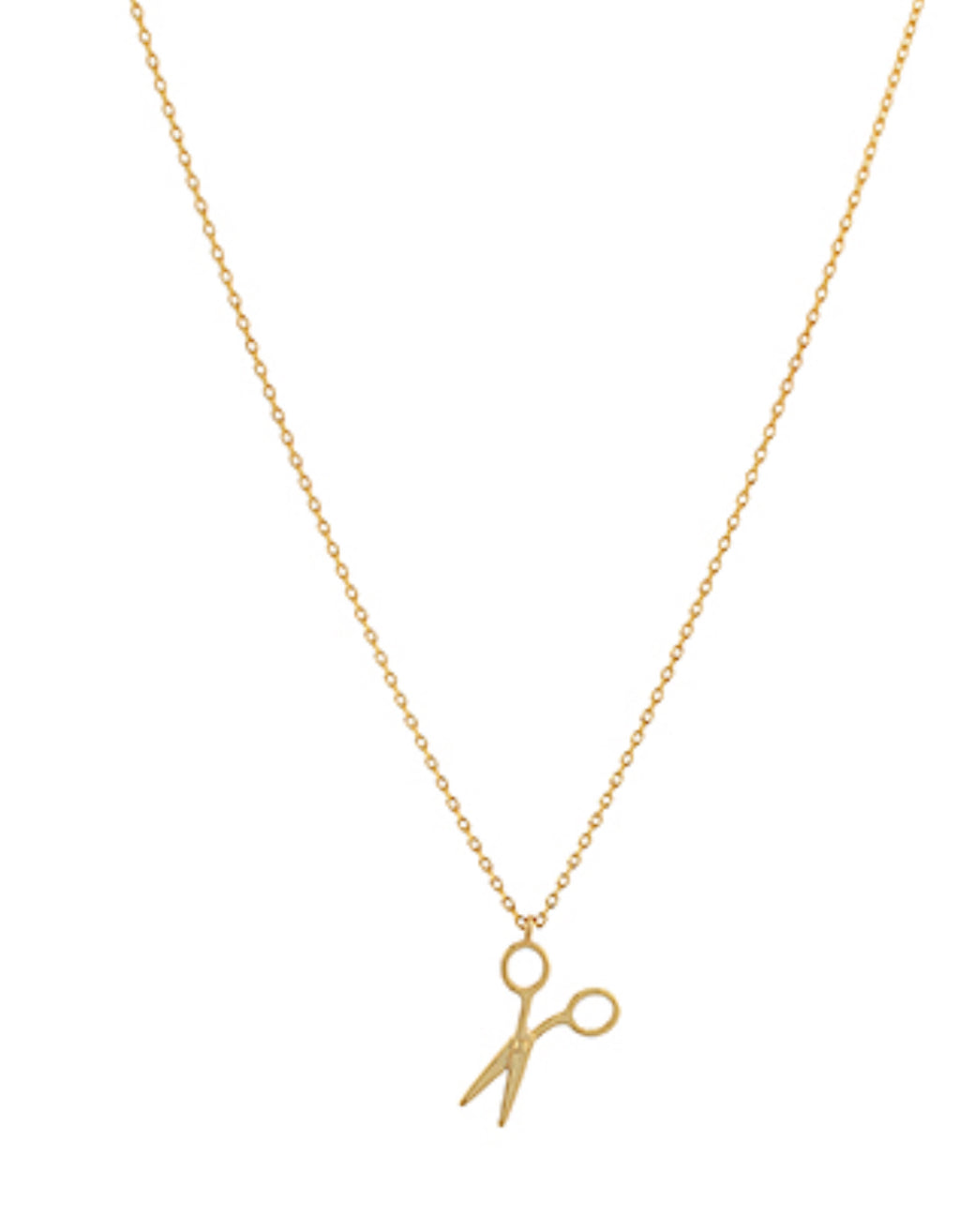 Scissors necklace