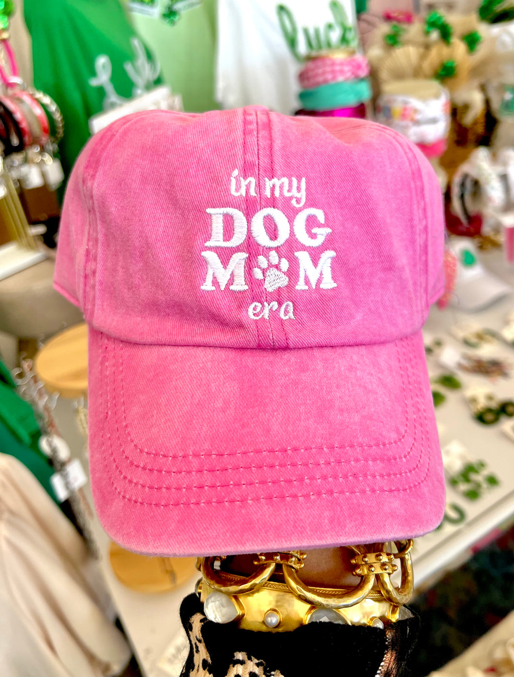 In my dog mom era pink hat