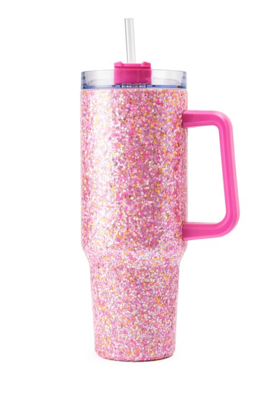 Pink packed party confetti cup