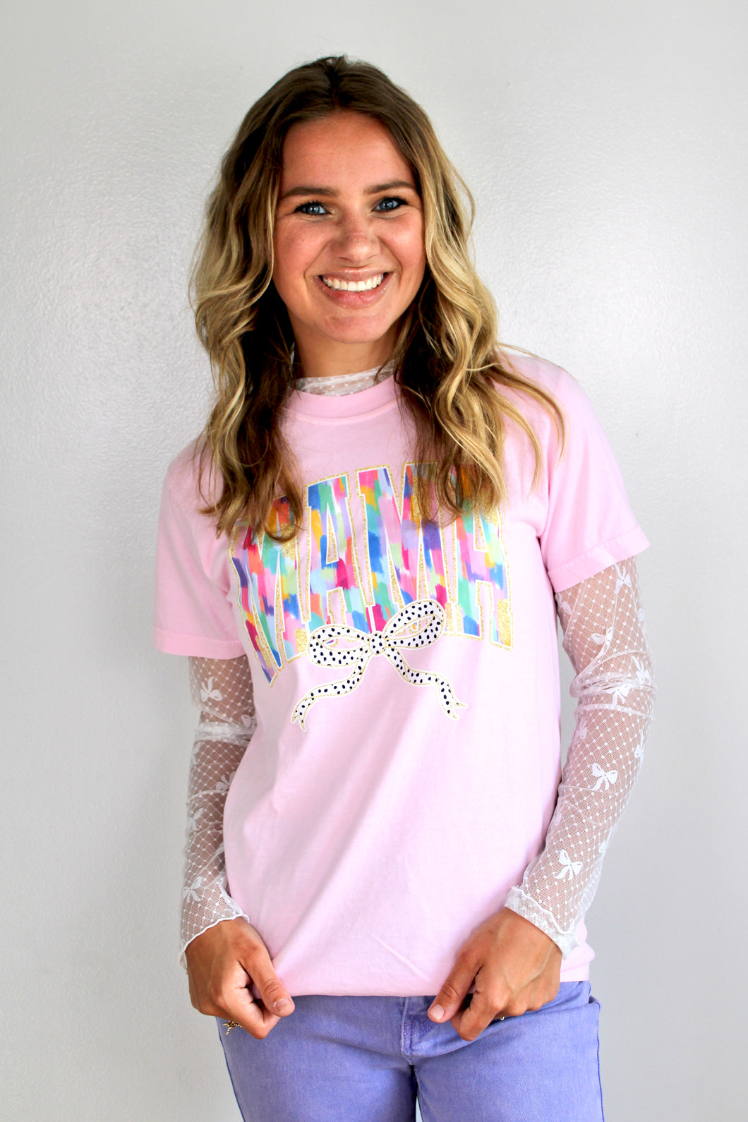 Abstract mama tee- last chance