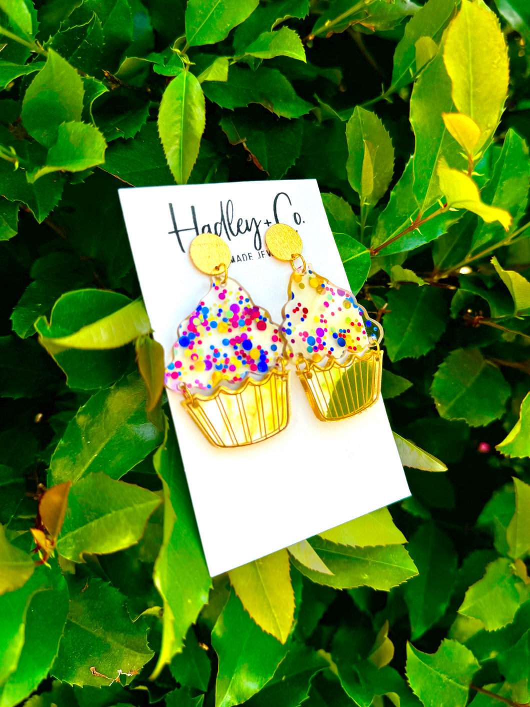 Cupcake Hadley + co earrings