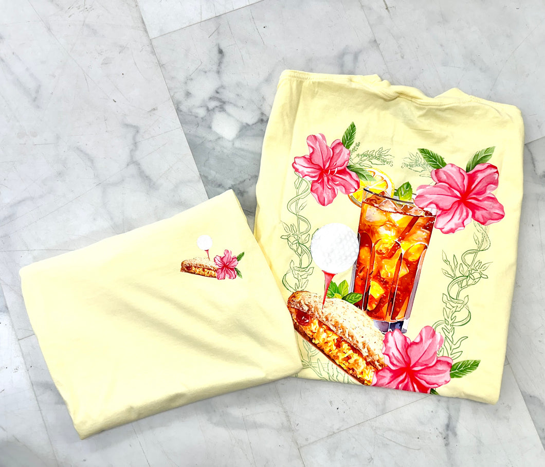 Masters snacks/azaleas tee