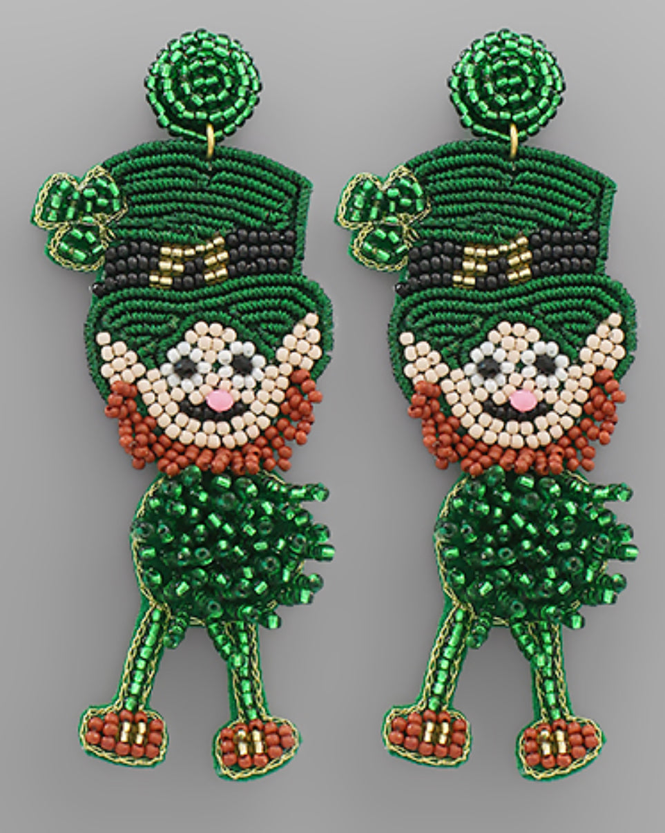 Leprechaun earrings