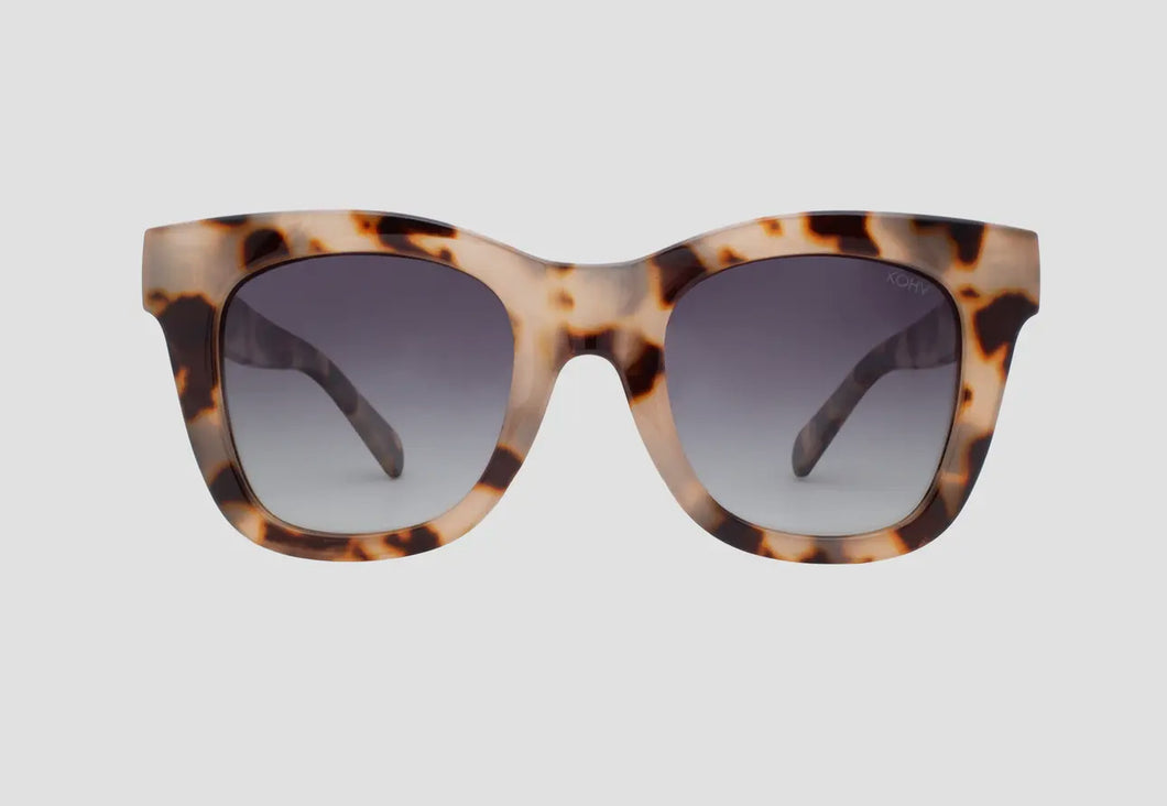 Bailey latte tortoise kohv sunglasses- polarized
