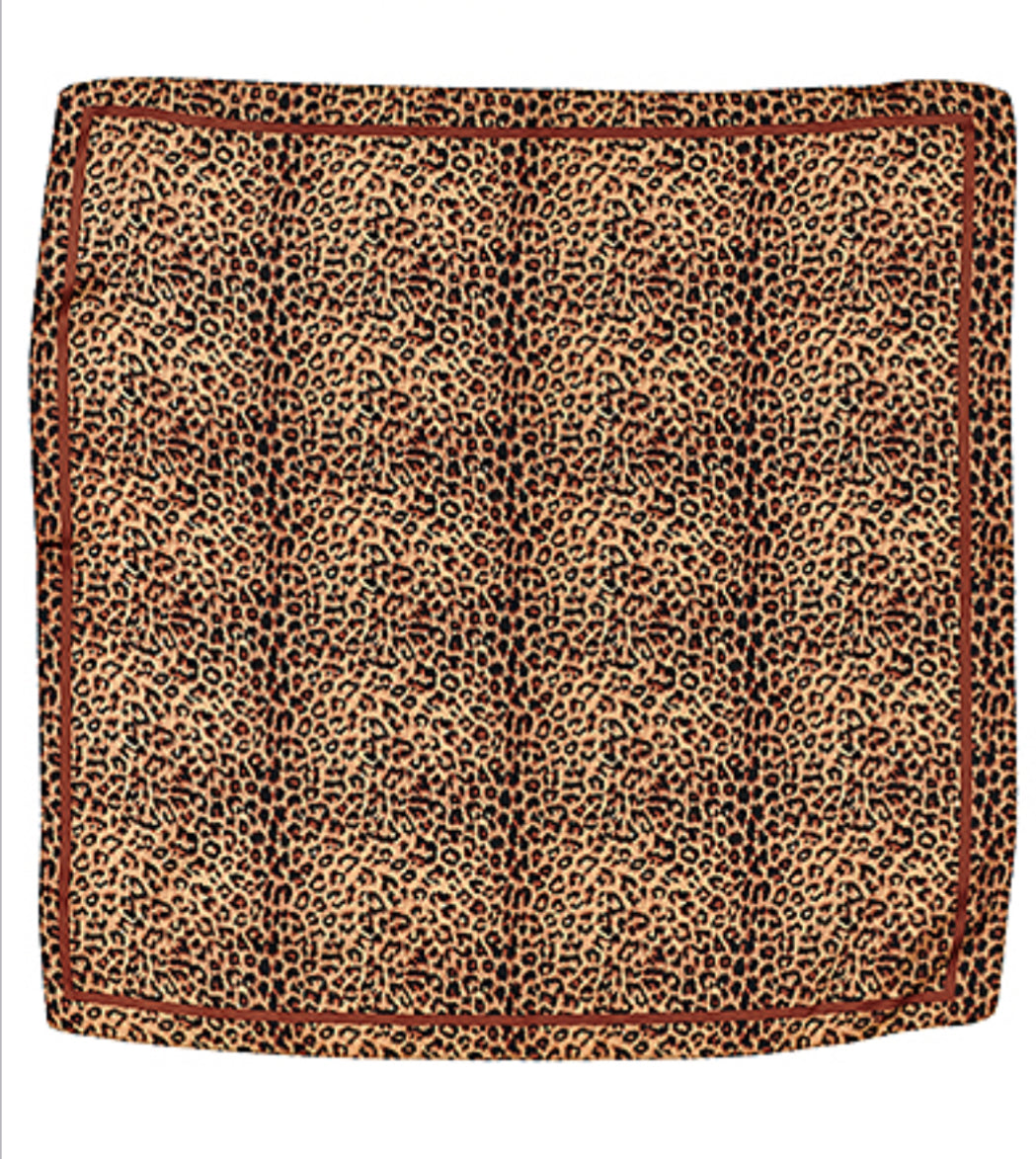 Animal print scarf