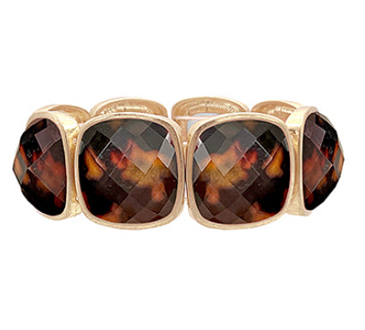 Tortoise dupe bracelet