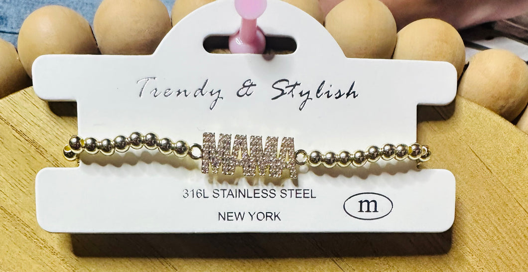 Beaded Mama Bracelet