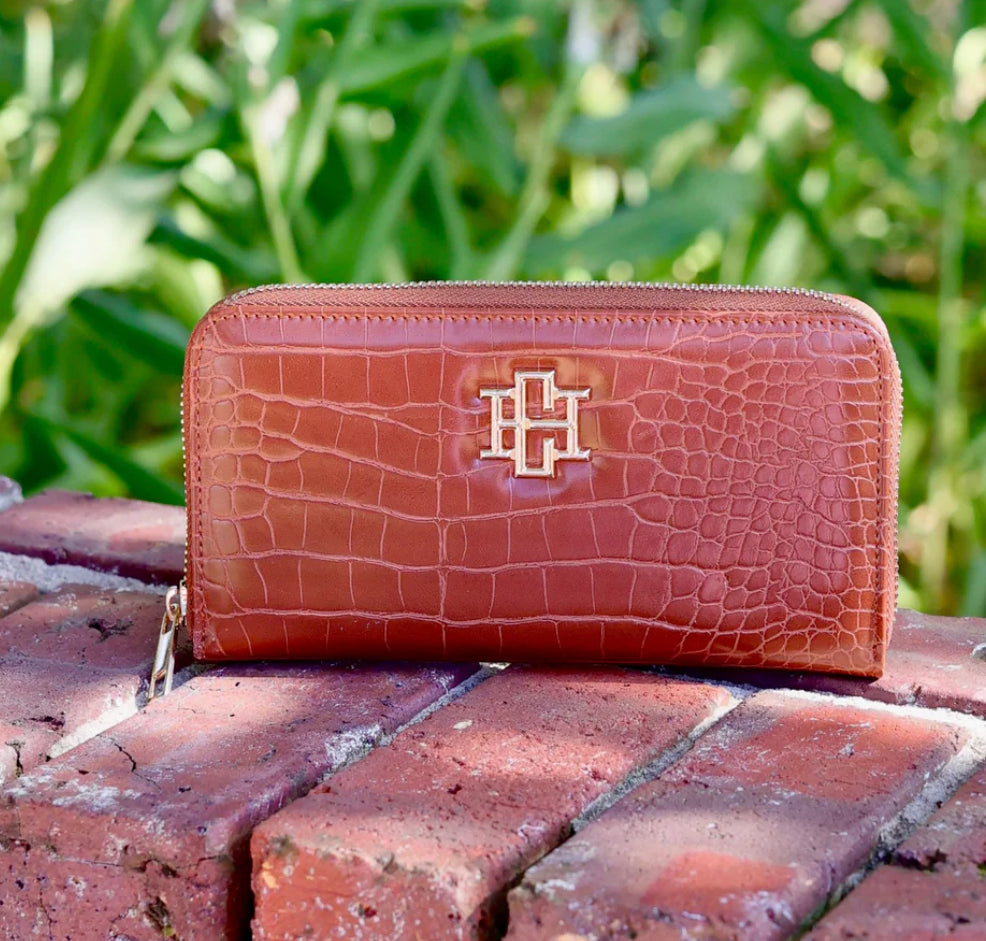 Penelope wallet- saddle EC- CAROLINE HILL