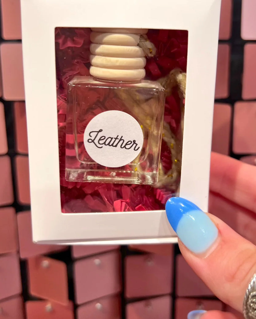 Leather car diffuser