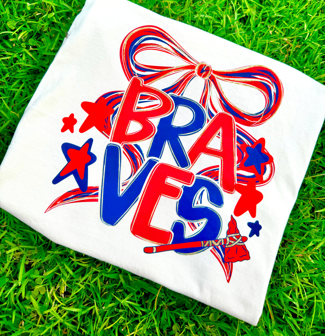 Braves bow tee- deal of the day