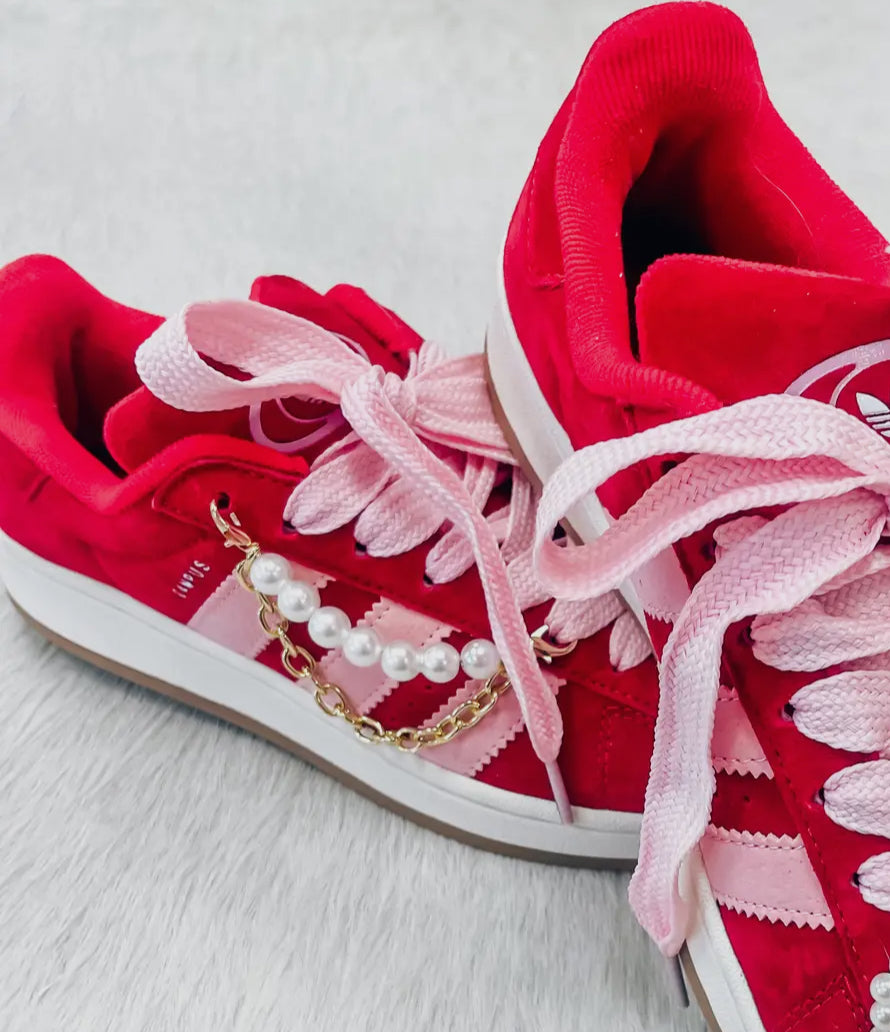 Pearl shoe charm