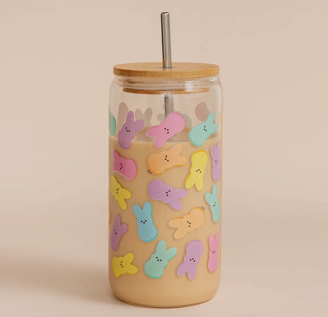 Peep glass cup