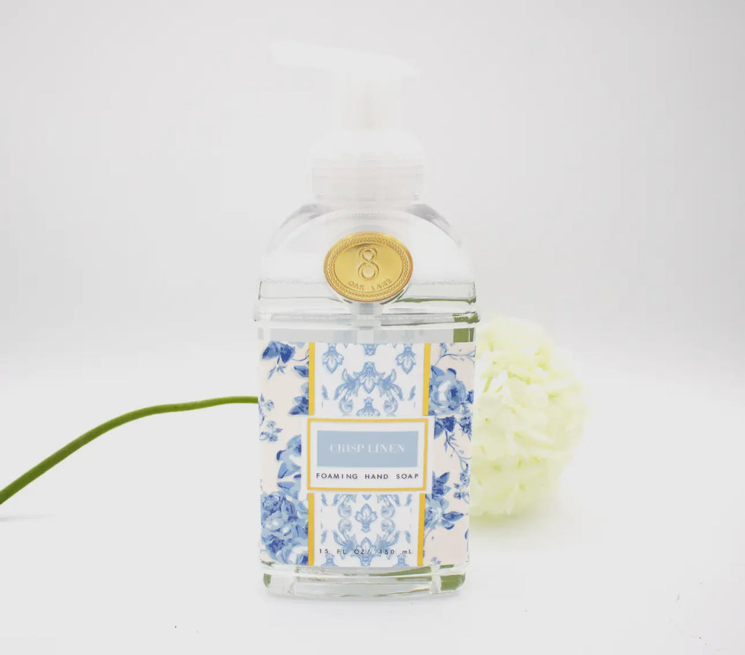 Crisp linen hand soap- 8 oak lane