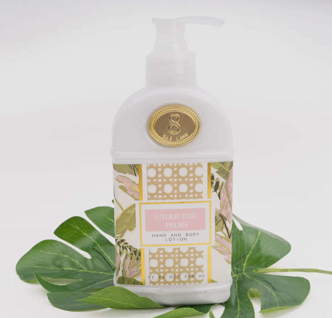 Under the palms hand lotion- 8 oak lane