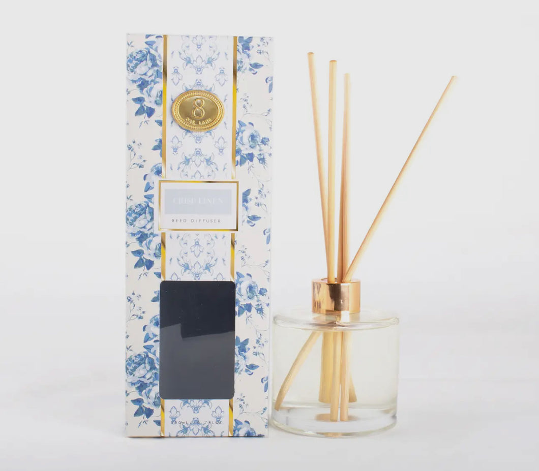 Crisp linen oil diffuser- 8 oak lane
