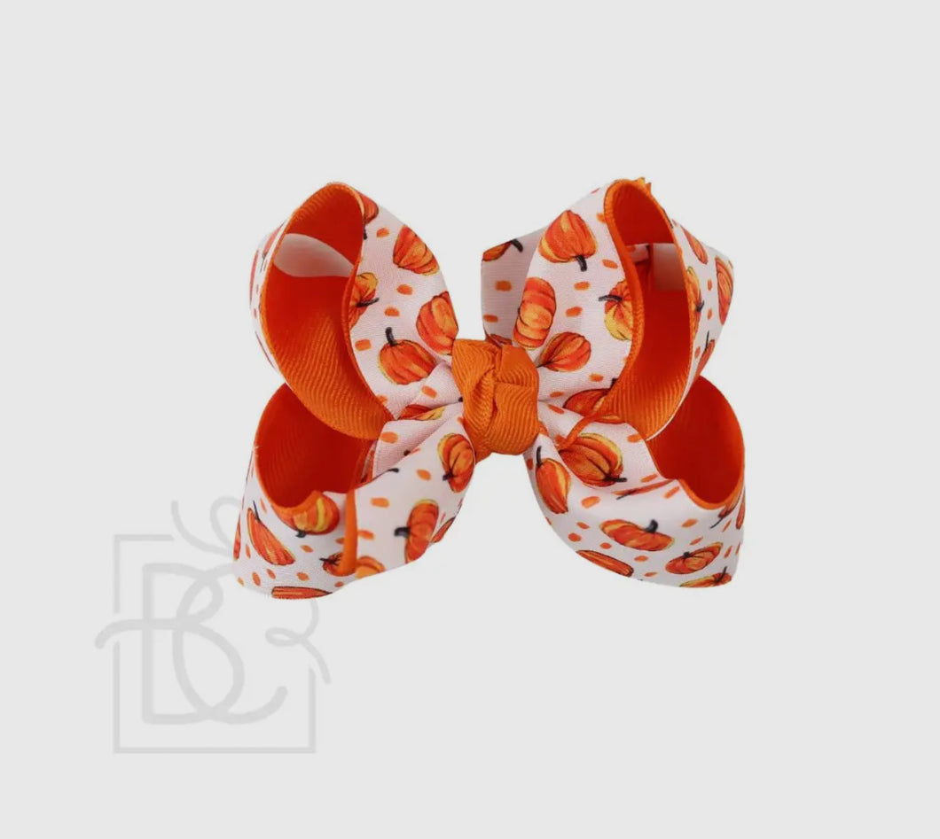 Pumpkin bow- beyond creations