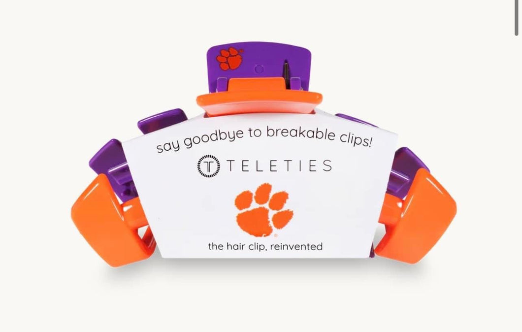 Clemson tigers teletie clip