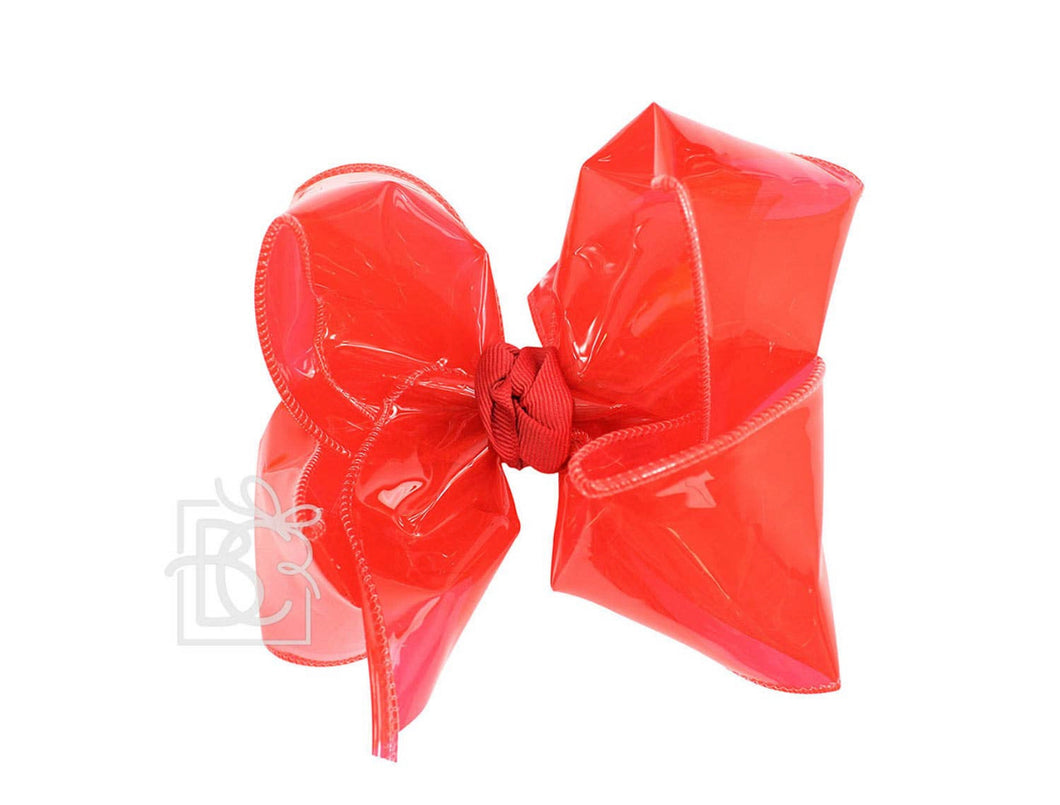 Red waterproof clip bow