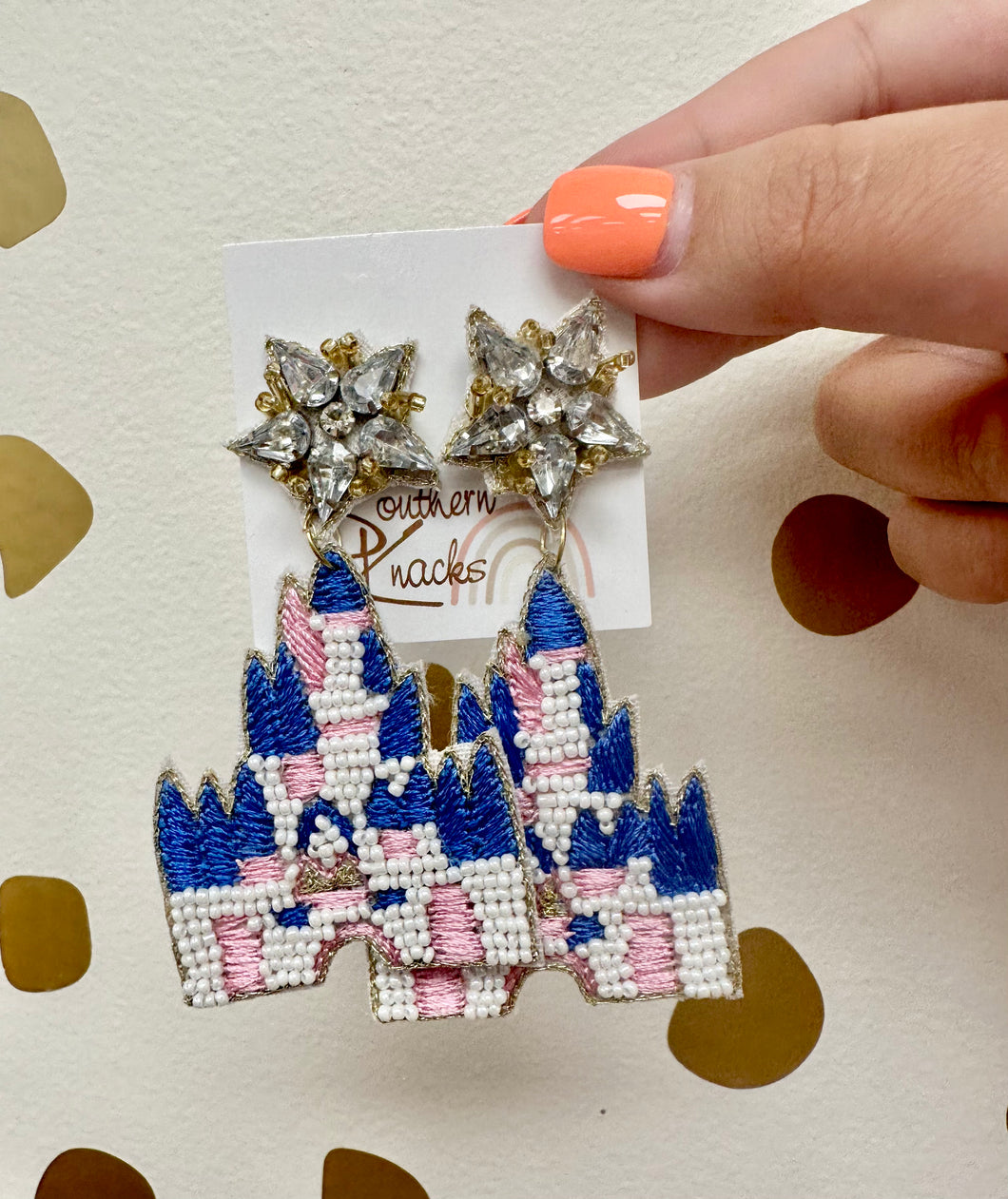 Castle earrings