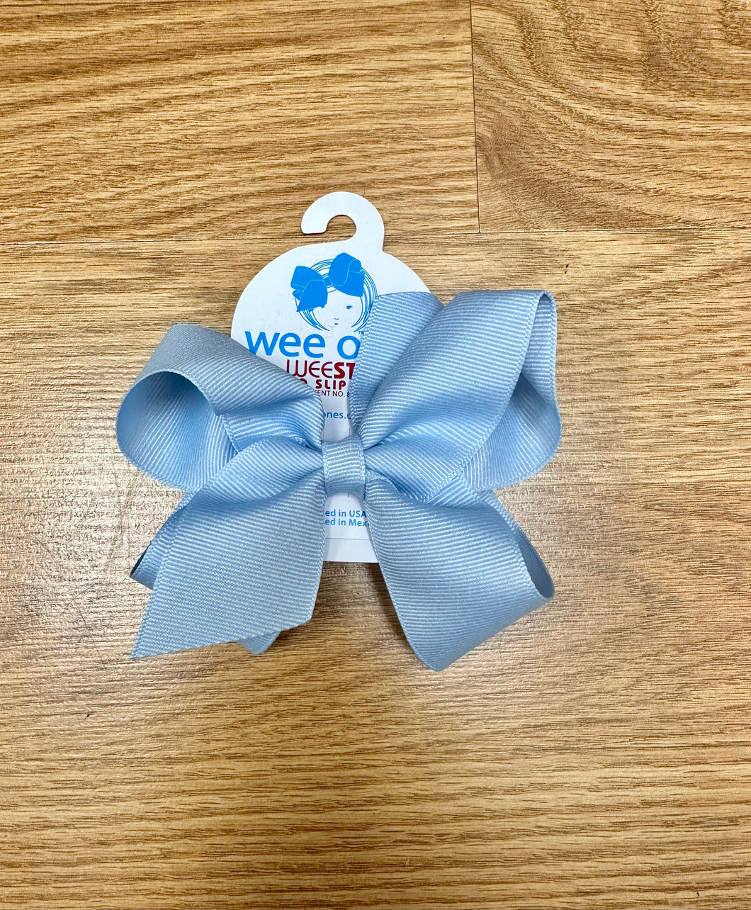 Light blue bow