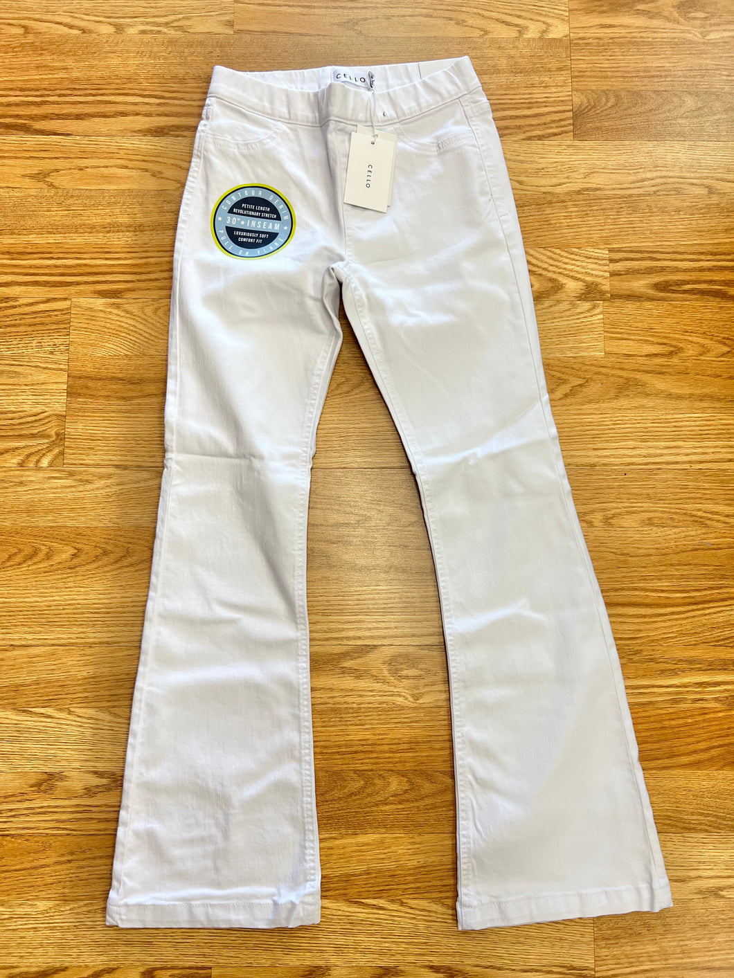 Cello petite white flares