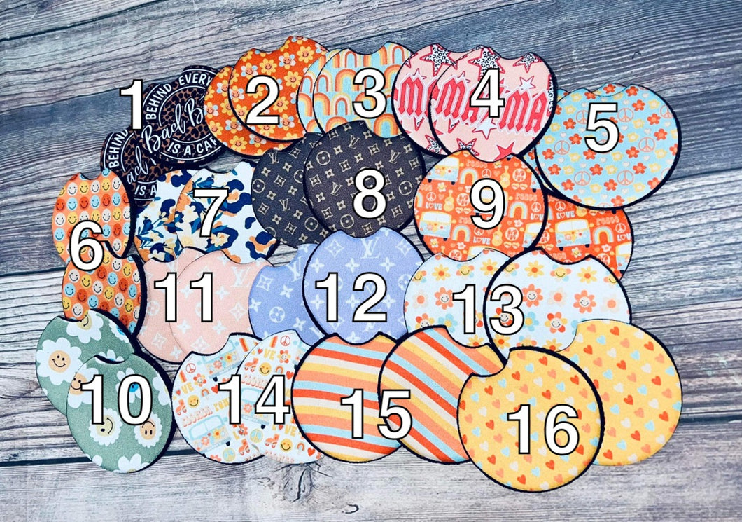 Car coasters (set of 2)