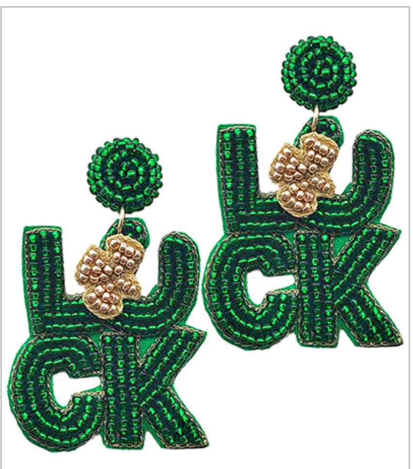 Luck earrings
