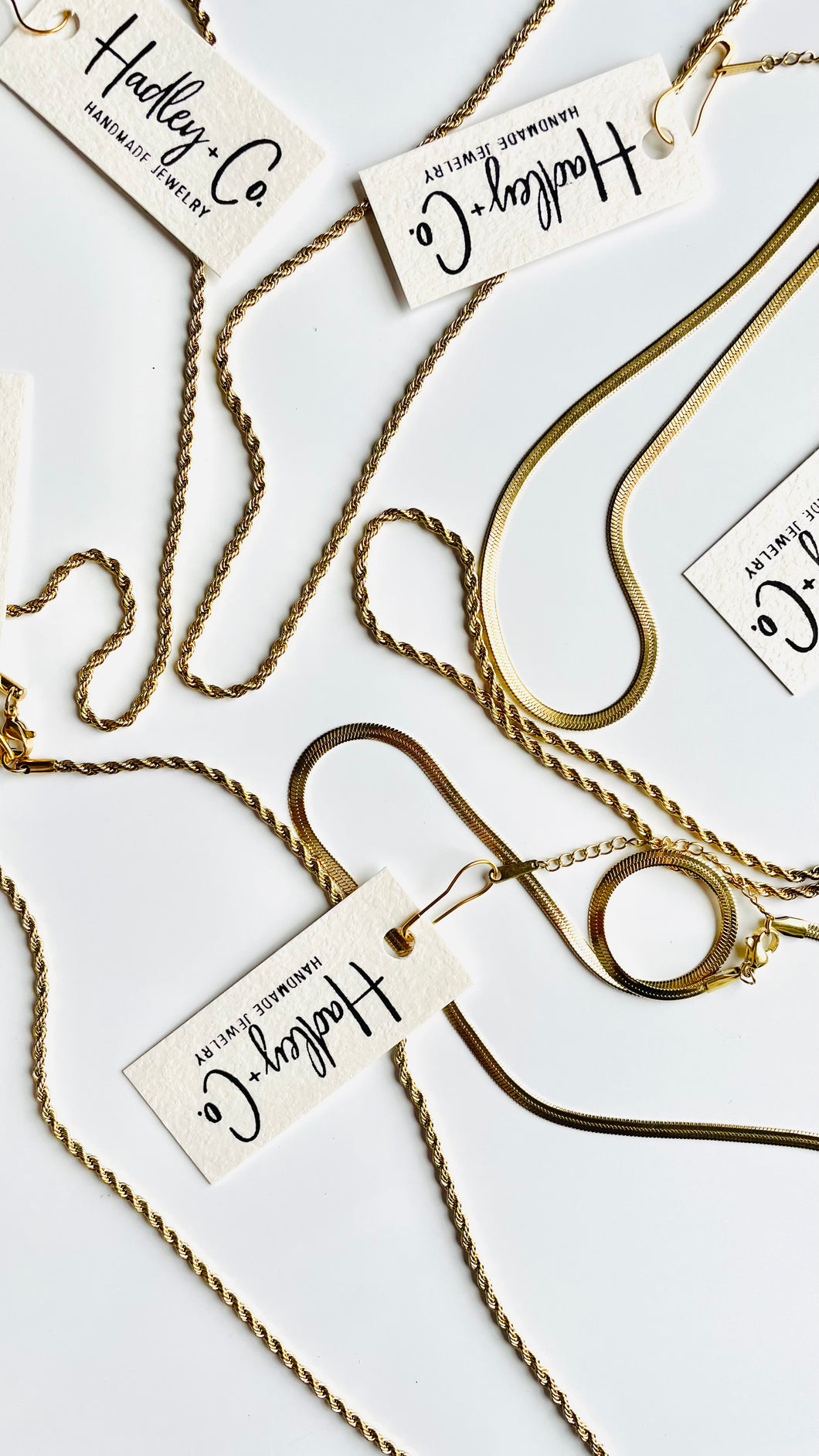 Gold Hadley + co necklace