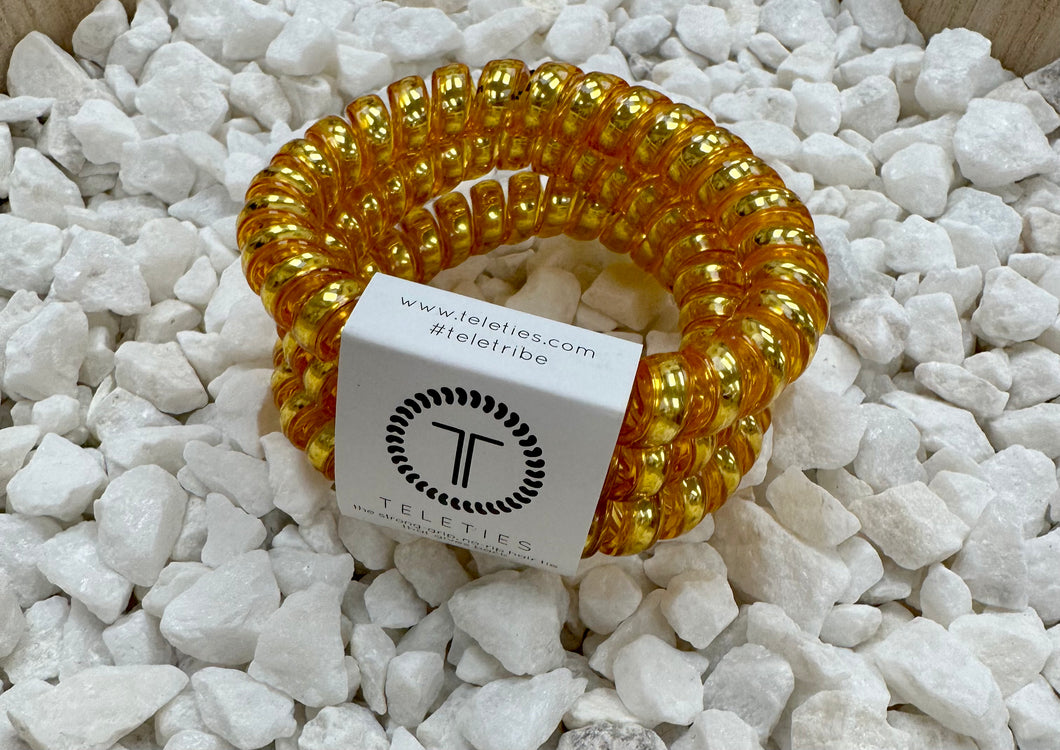 large sunset gold teleties