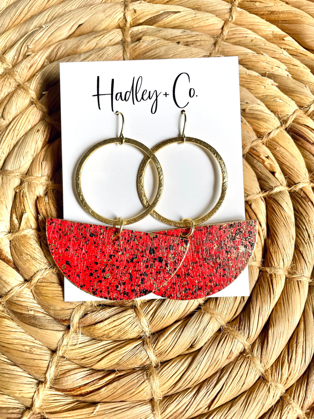 Splatter Hadley + Co earrings